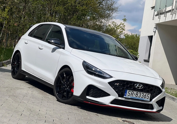 Hyundai i30 N cena 133300 przebieg: 29800, rok produkcji 2021 z Kłecko małe 781